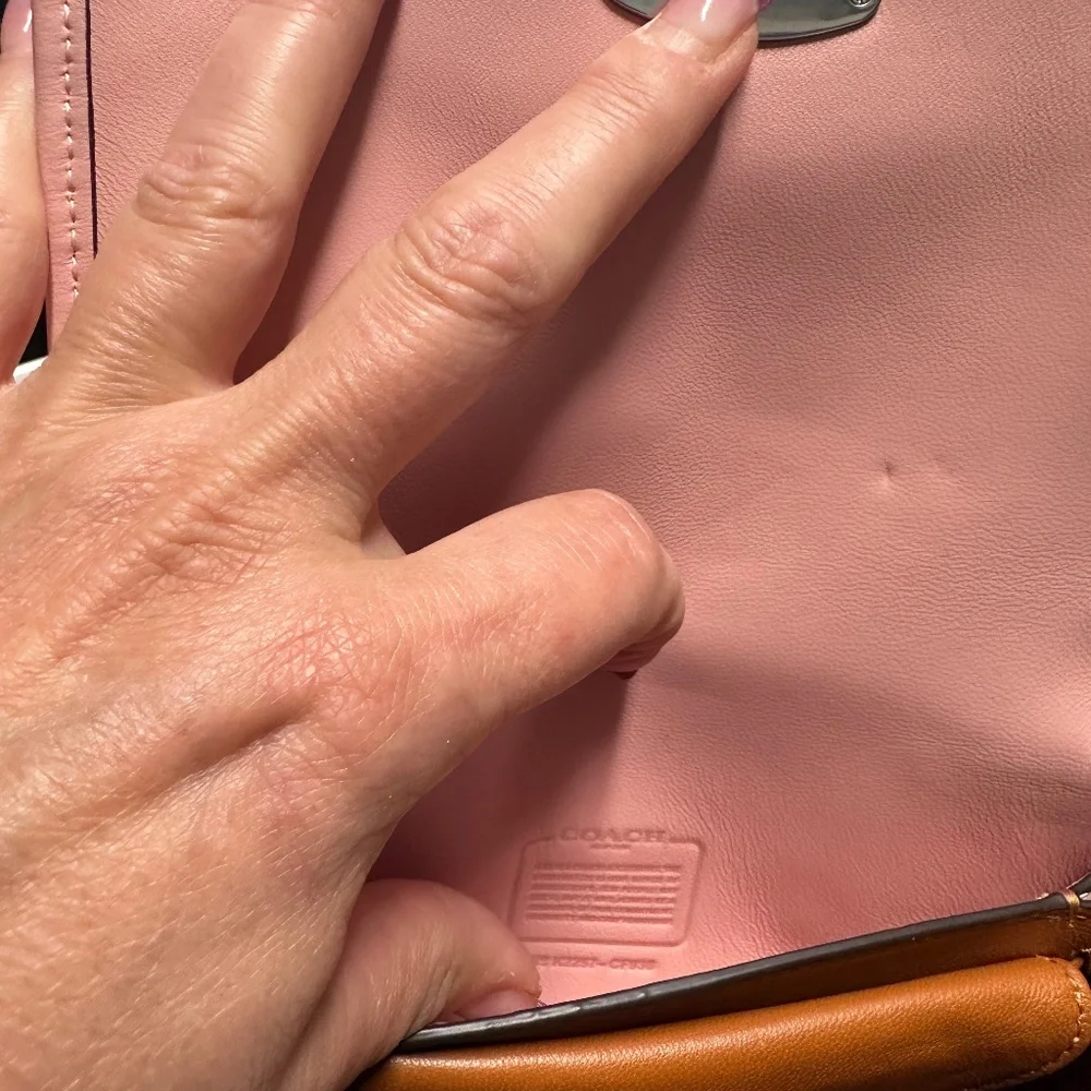 Coach Lunar New Year Rabbit Pink Signature Bandit bag! SO NICE!